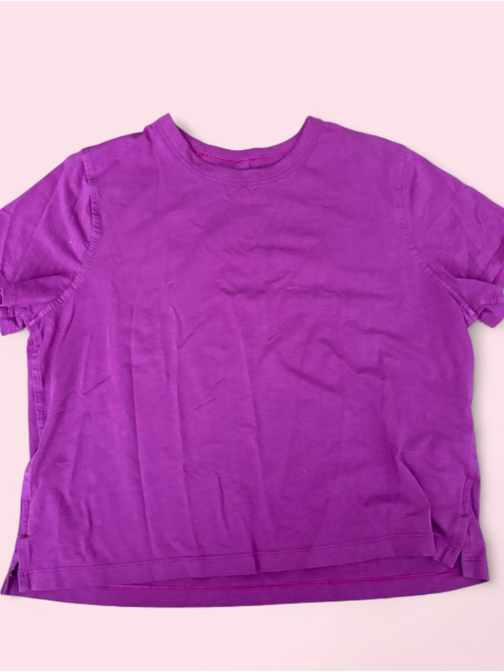 lululemon athletica Purple Short Sleeve Tee